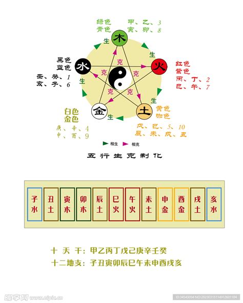 十天干查詢|五行天干地支對照表